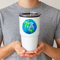 Happy Earth Day Globe Tumbler thumb 2