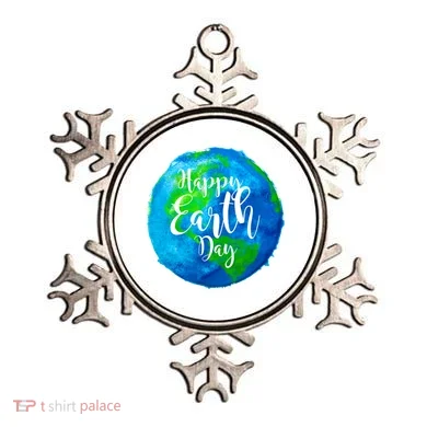 Happy Earth Day Globe Ornament