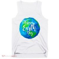 Happy Earth Day Globe Tank Top thumb 0