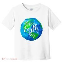 Happy Earth Day Globe Toddler T-Shirt thumb 0