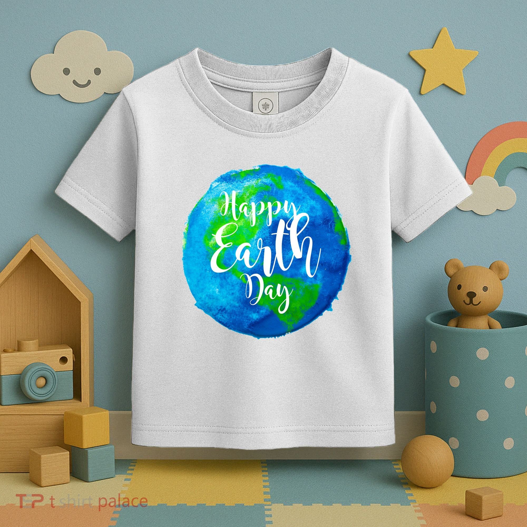 Happy Earth Day Globe Toddler T-Shirt