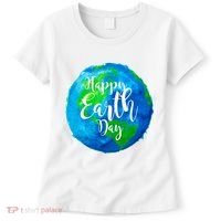 Happy Earth Day Globe Women's T-Shirt thumb 0