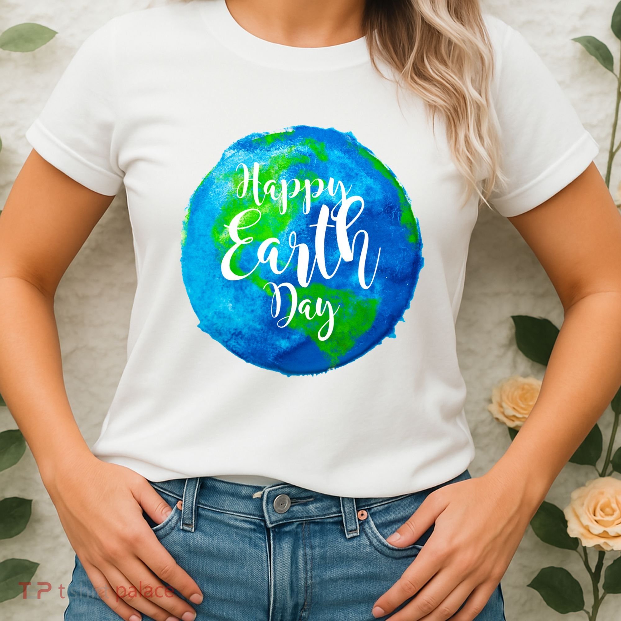 Happy Earth Day Globe Women's T-Shirt