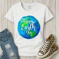 Happy Earth Day Globe Women's T-Shirt thumb 3