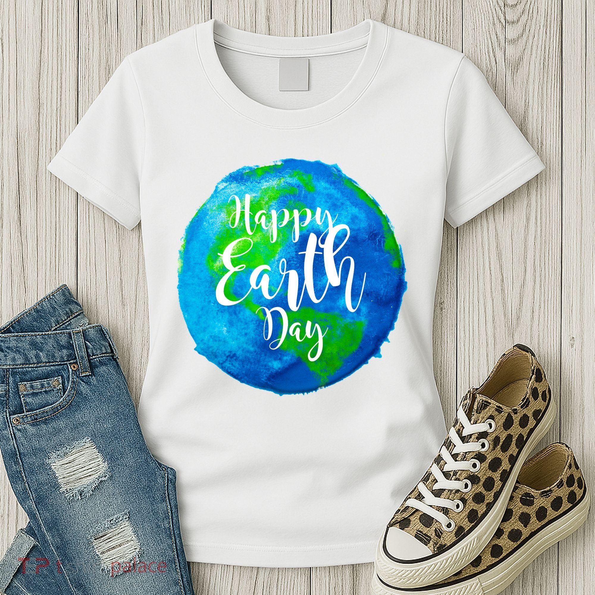 Happy Earth Day Globe Women's T-Shirt