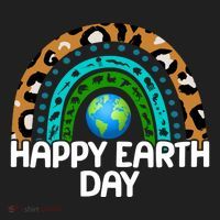 Happy Earth Day Wildlife Sealife Rainbow Women's Sweatshirt thumb 2