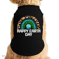 Happy Earth Day Wildlife Sealife Rainbow Doggie Tank thumb 0