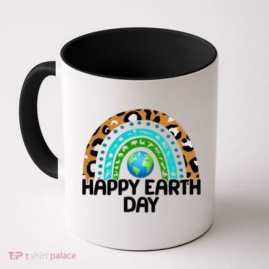 Happy Earth Day Wildlife Sealife Rainbow Coffee Mug