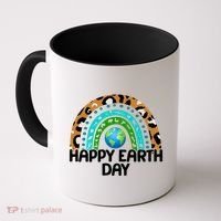 Happy Earth Day Wildlife Sealife Rainbow Coffee Mug thumb 0