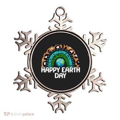Happy Earth Day Wildlife Sealife Rainbow Ornament