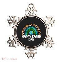 Happy Earth Day Wildlife Sealife Rainbow Ornament thumb 0