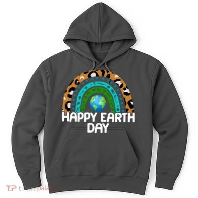 Happy Earth Day Wildlife Sealife Rainbow Hoodie