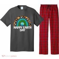 Happy Earth Day Wildlife Sealife Rainbow Pajama Set thumb 0