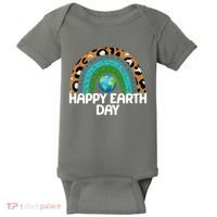 Happy Earth Day Wildlife Sealife Rainbow Baby Bodysuit thumb 0