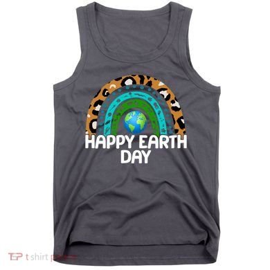 Happy Earth Day Wildlife Sealife Rainbow Tank Top