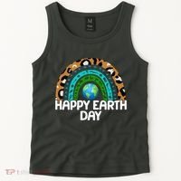 Happy Earth Day Wildlife Sealife Rainbow Tank Top thumb 2