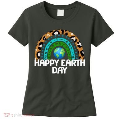 Happy Earth Day Wildlife Sealife Rainbow Women's T-Shirt