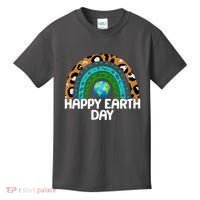 Happy Earth Day Wildlife Sealife Rainbow Kids T-Shirt thumb 0