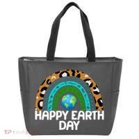 Happy Earth Day Wildlife Sealife Rainbow Tote Bag thumb 0