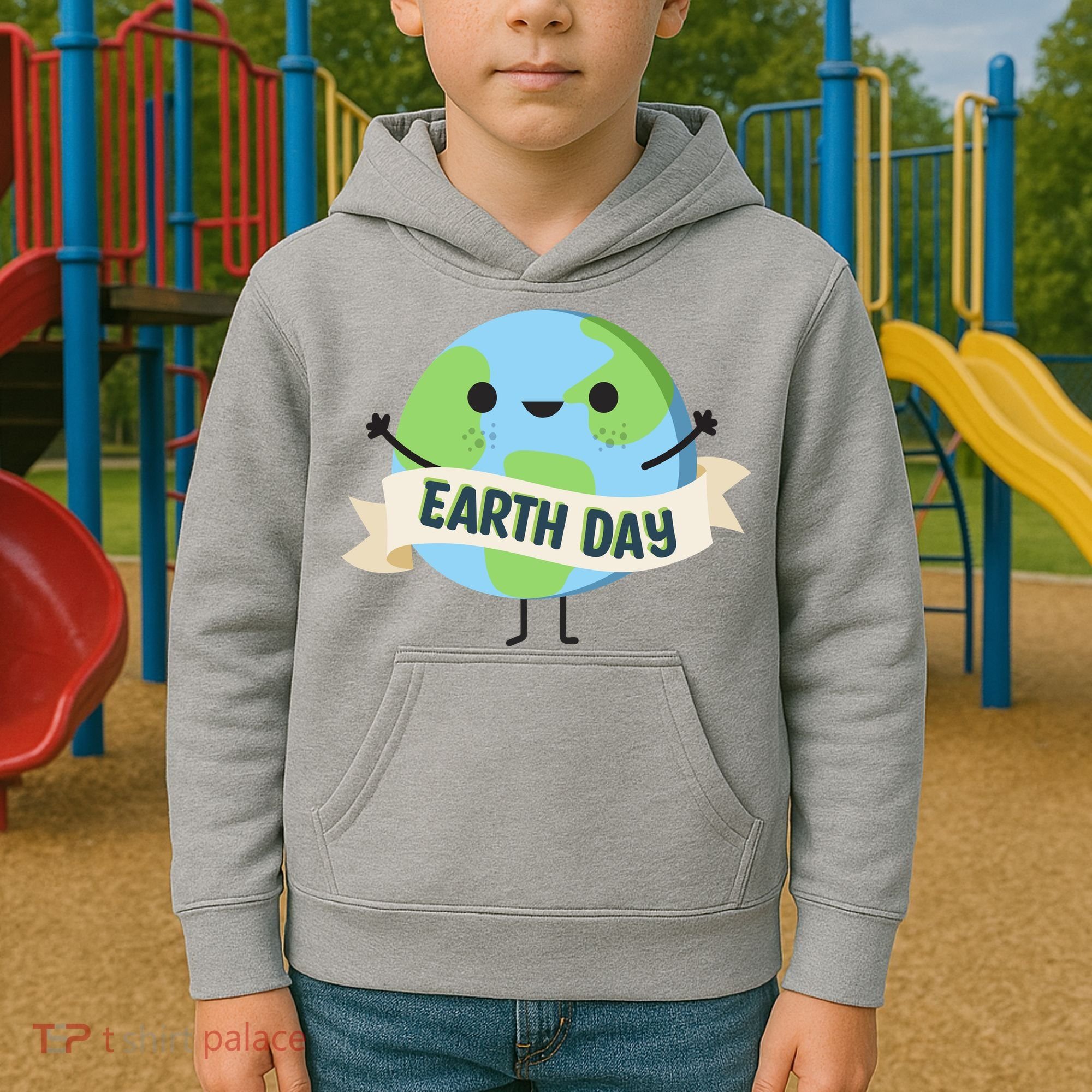 Happy Earth Day Kids Hoodie