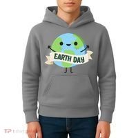 Happy Earth Day Kids Hoodie thumb 4