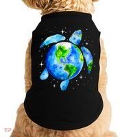 Happy Earth Day Restore Save The Planet Earth Sea Turtle Art Gift Doggie Tank thumb 0
