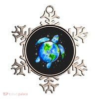 Happy Earth Day Restore Save The Planet Earth Sea Turtle Art Gift Ornament thumb 0