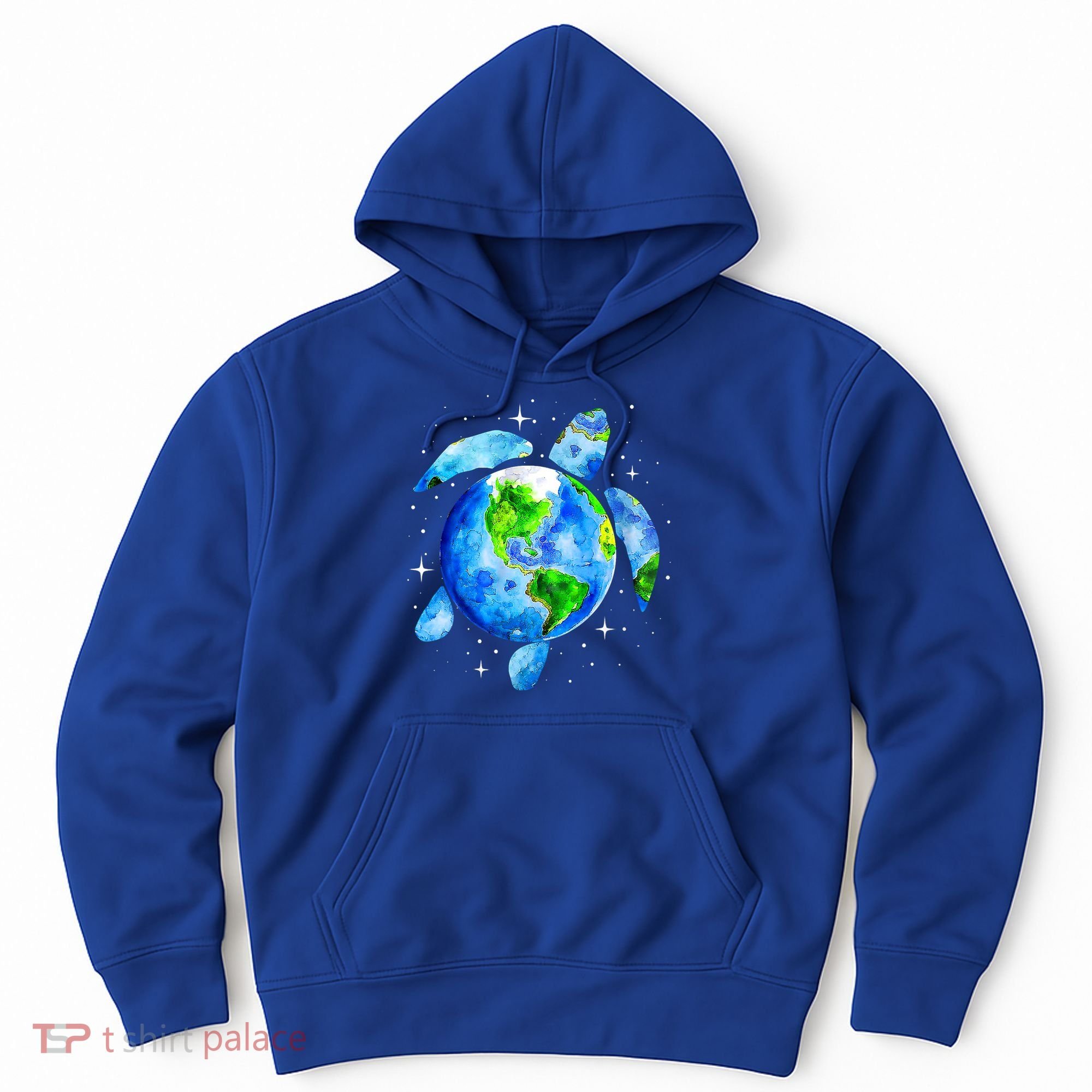 Happy Earth Day Restore Save The Planet Earth Sea Turtle Art Gift Hoodie