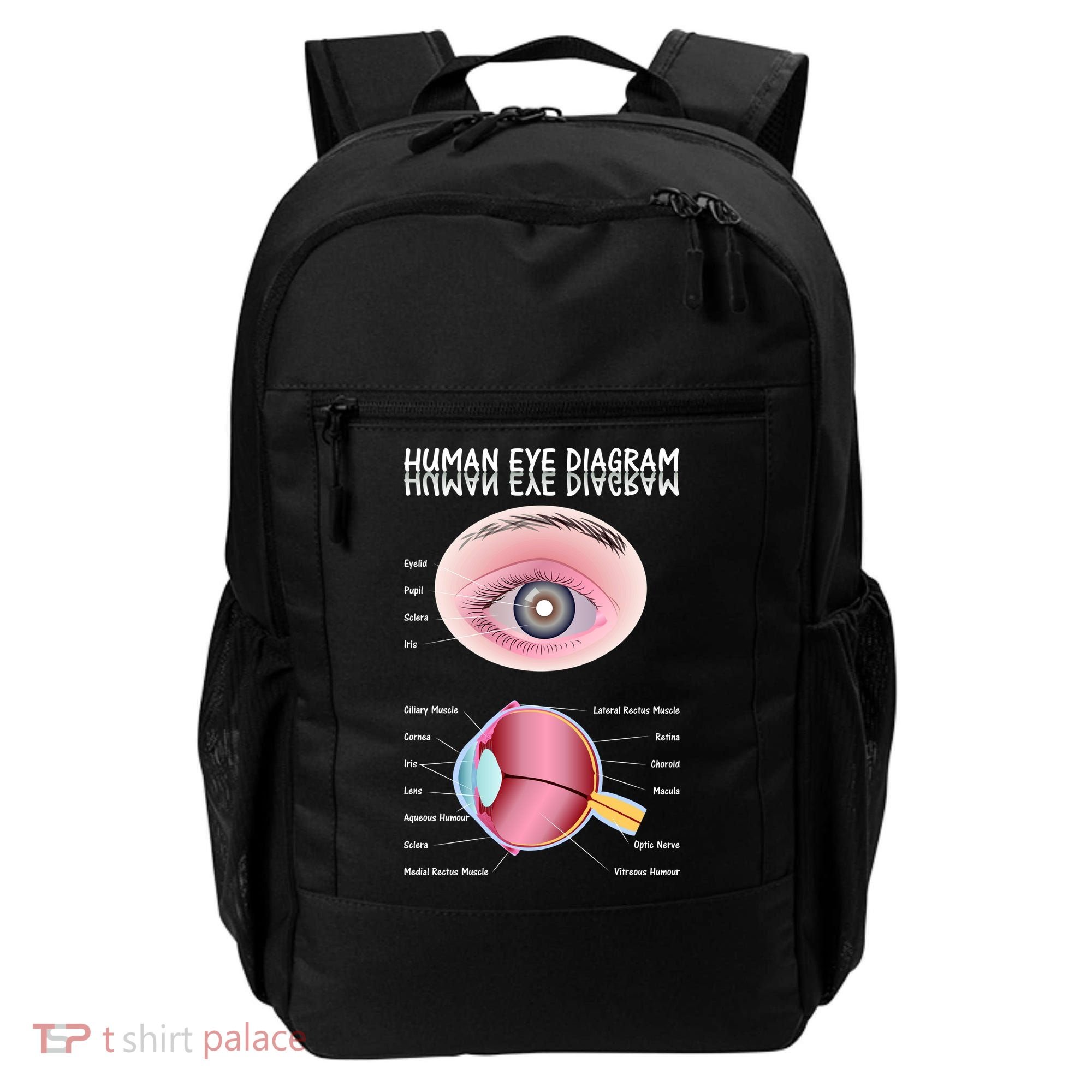 Human Eye Diagram Backpack
