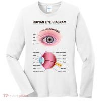 Human Eye Diagram Women's Long Sleeve Shirt thumb 0