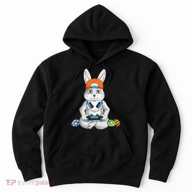 Happy Easter Day Bunny Egg Funny Gamer Hoodie