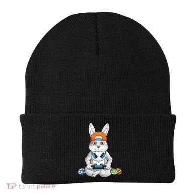 Happy Easter Day Bunny Egg Funny Gamer Beanie
