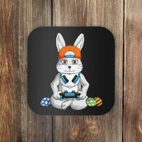 Happy Easter Day Bunny Egg Funny Gamer Coaster thumb 0