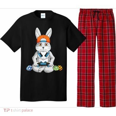 Happy Easter Day Bunny Egg Funny Gamer Pajama Set