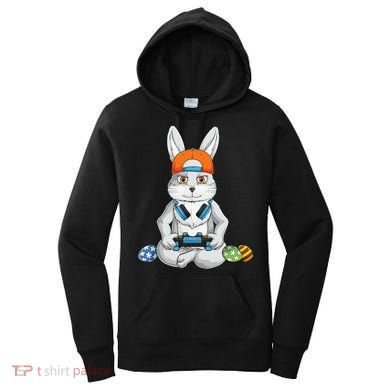 Happy Easter Day Bunny Egg Funny Gamer Women's Hoodie