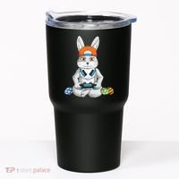 Happy Easter Day Bunny Egg Funny Gamer Tumbler thumb 0
