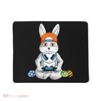 Happy Easter Day Bunny Egg Funny Gamer Mousepad thumb 0
