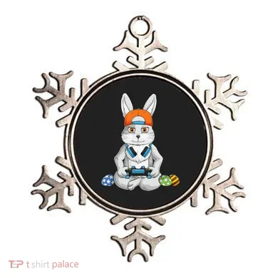 Happy Easter Day Bunny Egg Funny Gamer Ornament