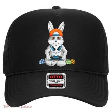 Happy Easter Day Bunny Egg Funny Gamer Hat