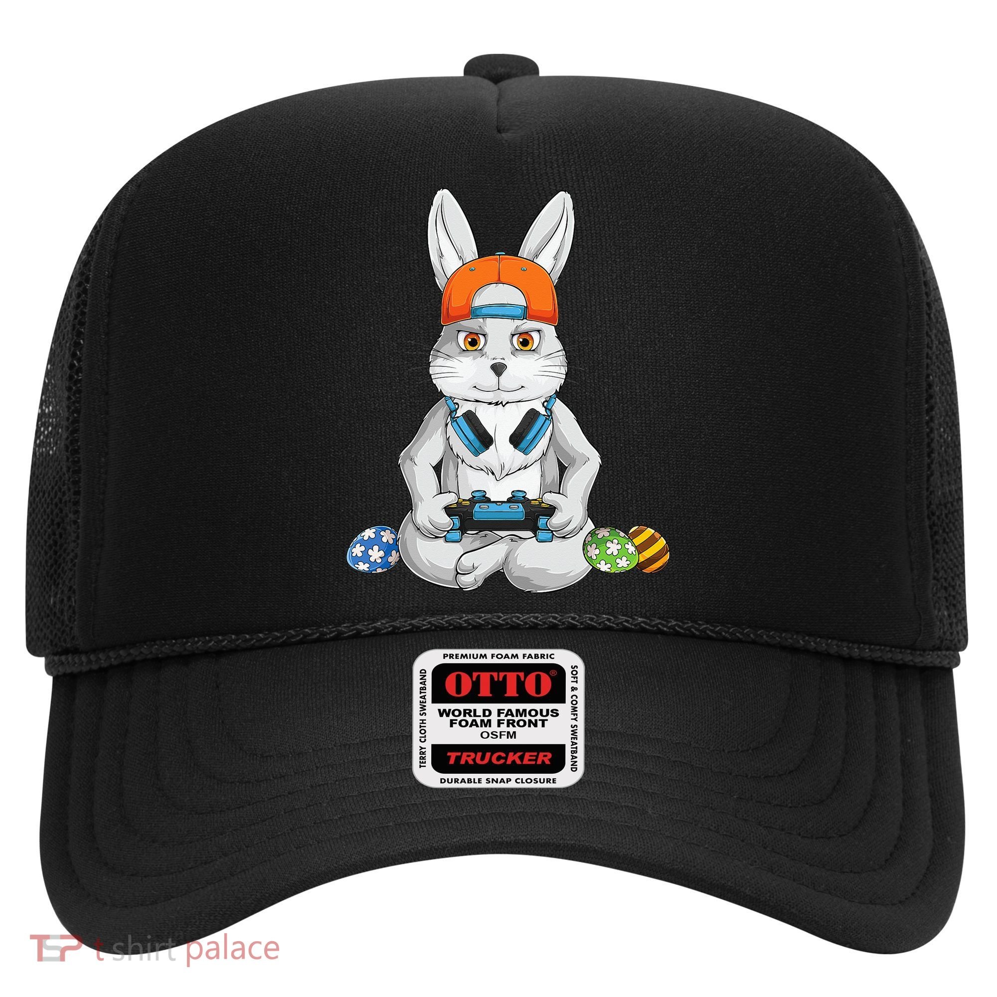 Happy Easter Day Bunny Egg Funny Gamer Hat