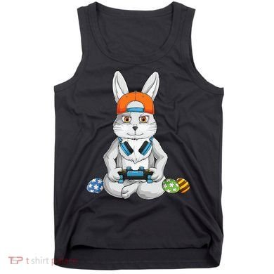 Happy Easter Day Bunny Egg Funny Gamer Tank Top