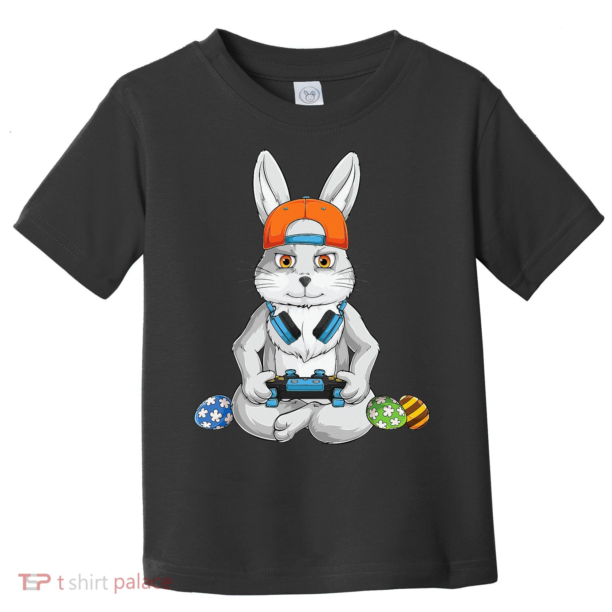 Happy Easter Day Bunny Egg Funny Gamer Toddler T-Shirt