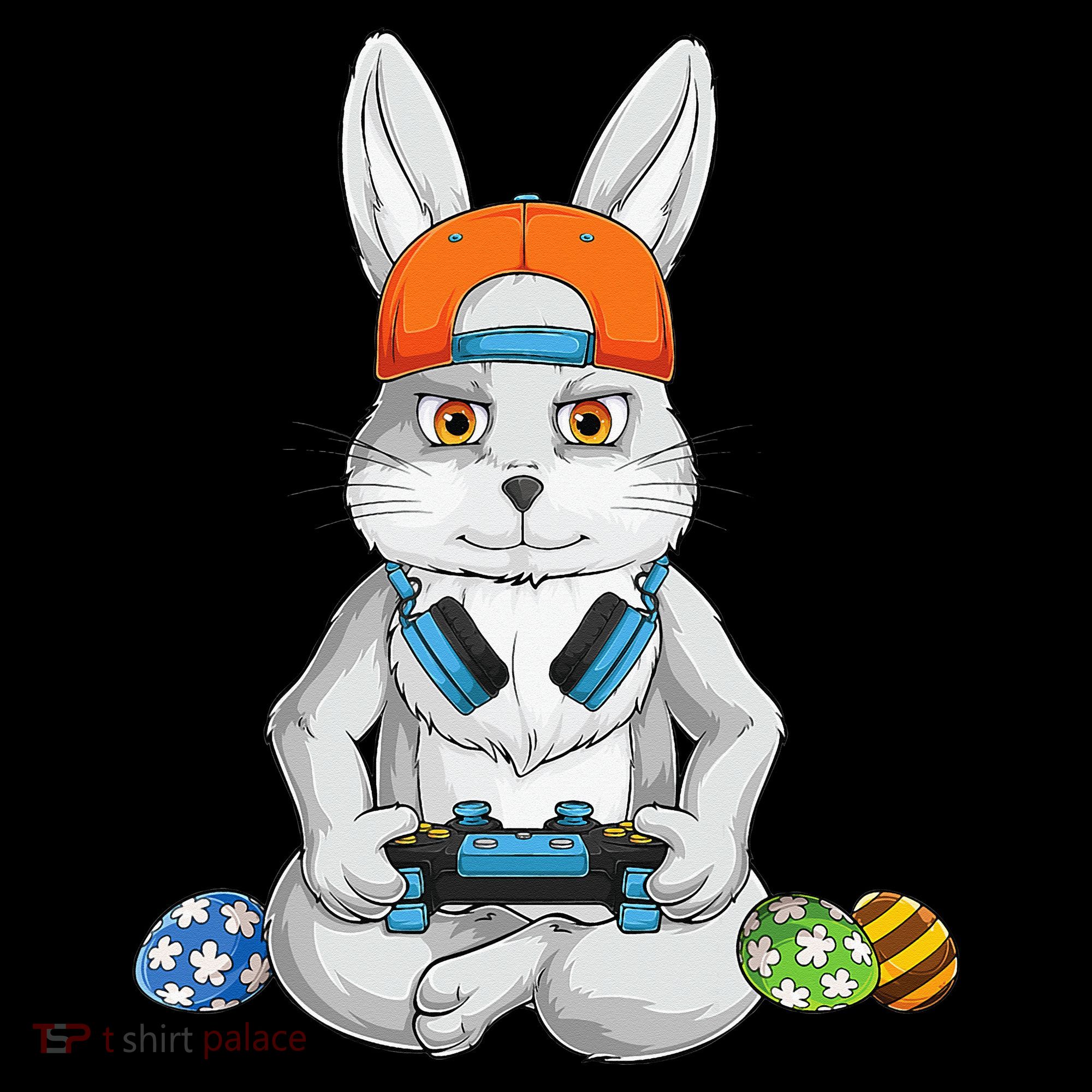 Happy Easter Day Bunny Egg Funny Gamer Toddler T-Shirt