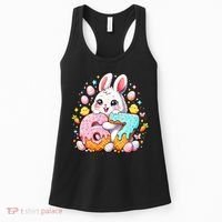 Happy Easter Day 67 Bunny Six Seven 6-7 Eggs Women's Tank Top thumb 0