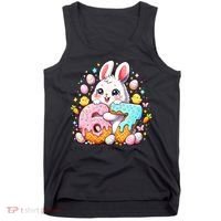 Happy Easter Day 67 Bunny Six Seven 6-7 Eggs Tank Top thumb 0