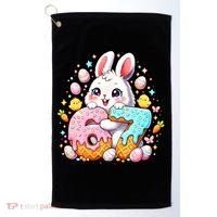 Happy Easter Day 67 Bunny Six Seven 6-7 Eggs Golf Towel thumb 0
