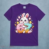 Happy Easter Day 67 Bunny Six Seven 6-7 Eggs T-Shirt thumb 5