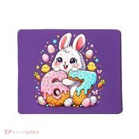Happy Easter Day 67 Bunny Six Seven 6-7 Eggs Mousepad thumb 0