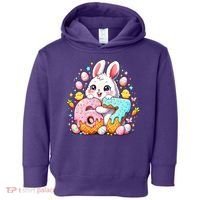 Happy Easter Day 67 Bunny Six Seven 6-7 Eggs Toddler Hoodie thumb 0