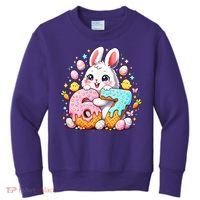 Happy Easter Day 67 Bunny Six Seven 6-7 Eggs Kids Sweatshirt thumb 0